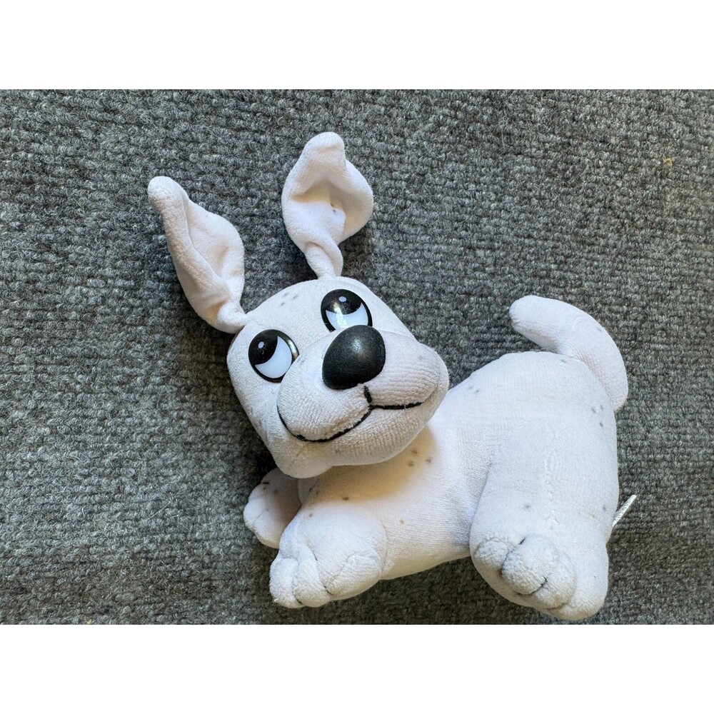 Plush Dalmation Dog Puppy Dalmatians Stuffed Animal 1990s 5" Vintage